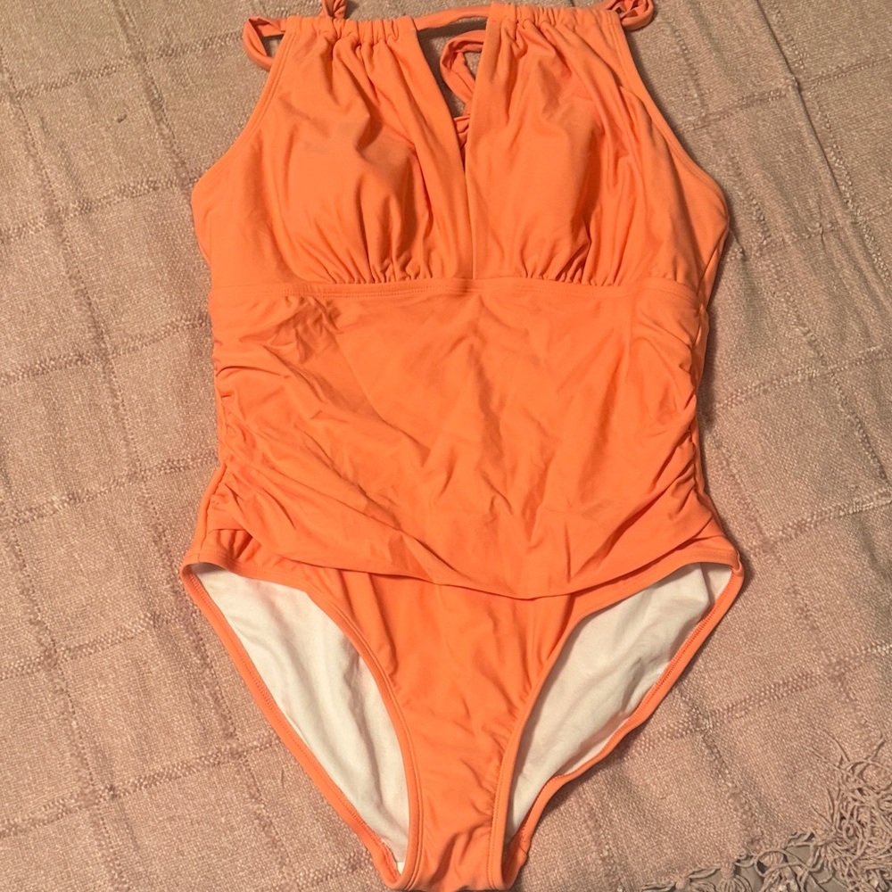Salmon One-Piece Swimsuit